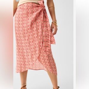 Faherty wrap skirt size small